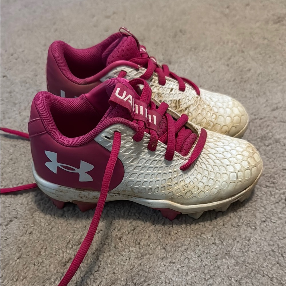 Worn for one season of T ball.  Played 6 games in them